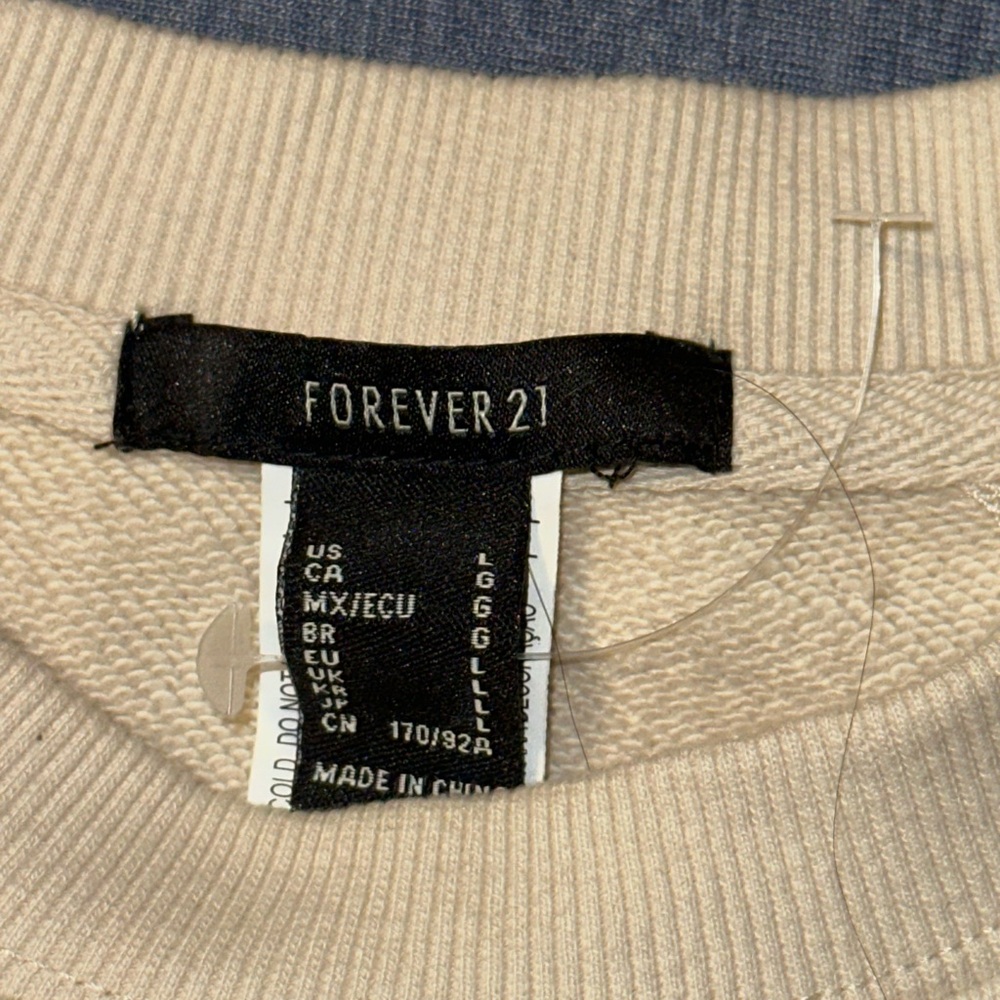 Forever 21 Junior Cream Sweater